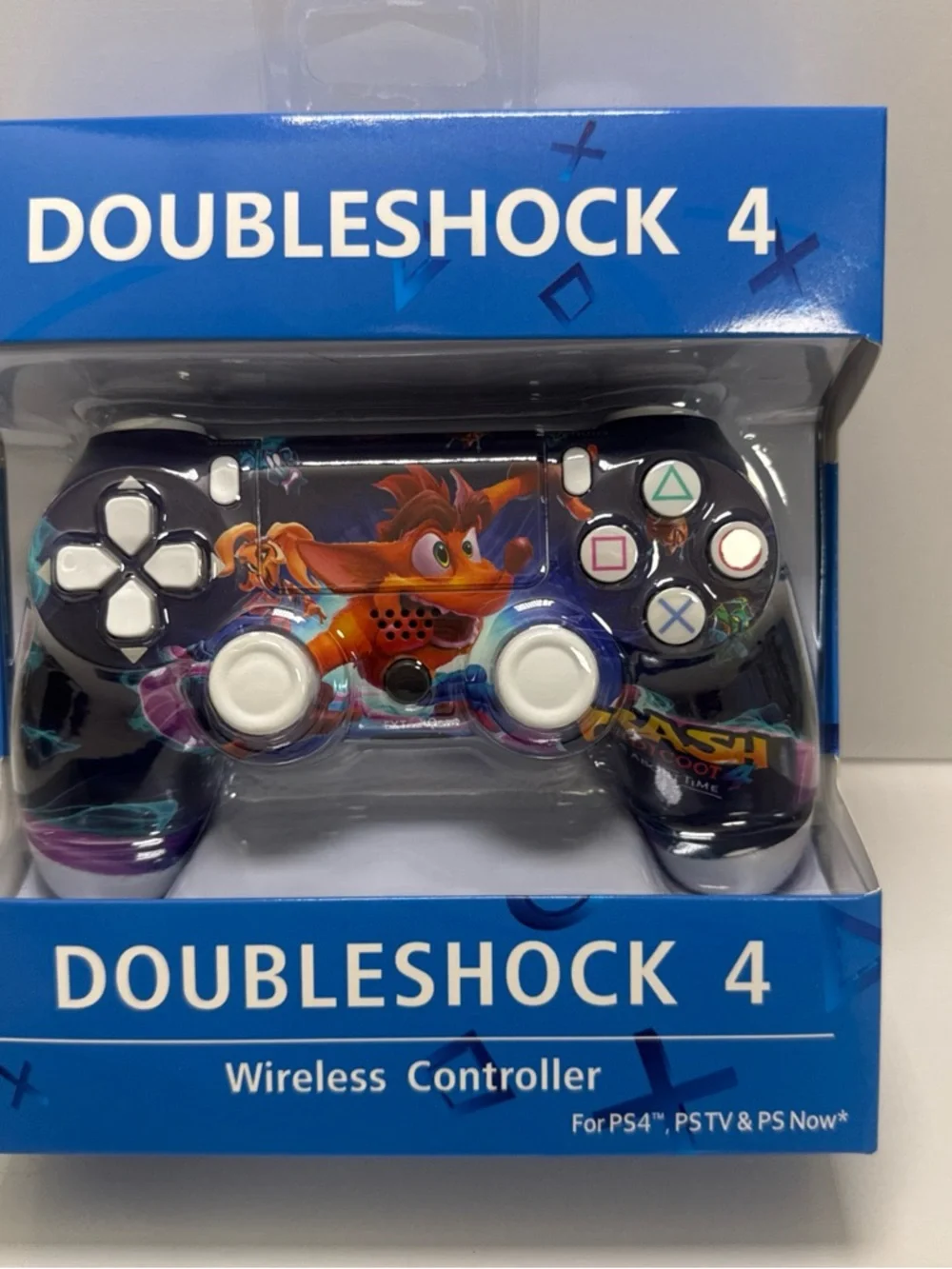 Doubleshock 4 Wireless Controller - Black with Colorful Character Artwork